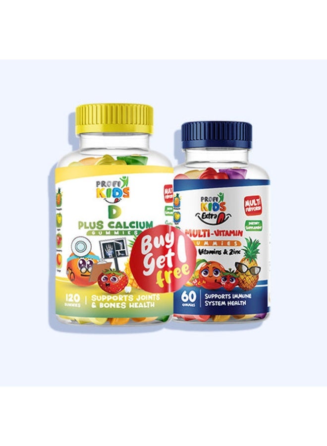 بروفي كيدز دي كال جاميز (علبة/120) + بروفي كيدز اكسترا جاميز (علبة/60)