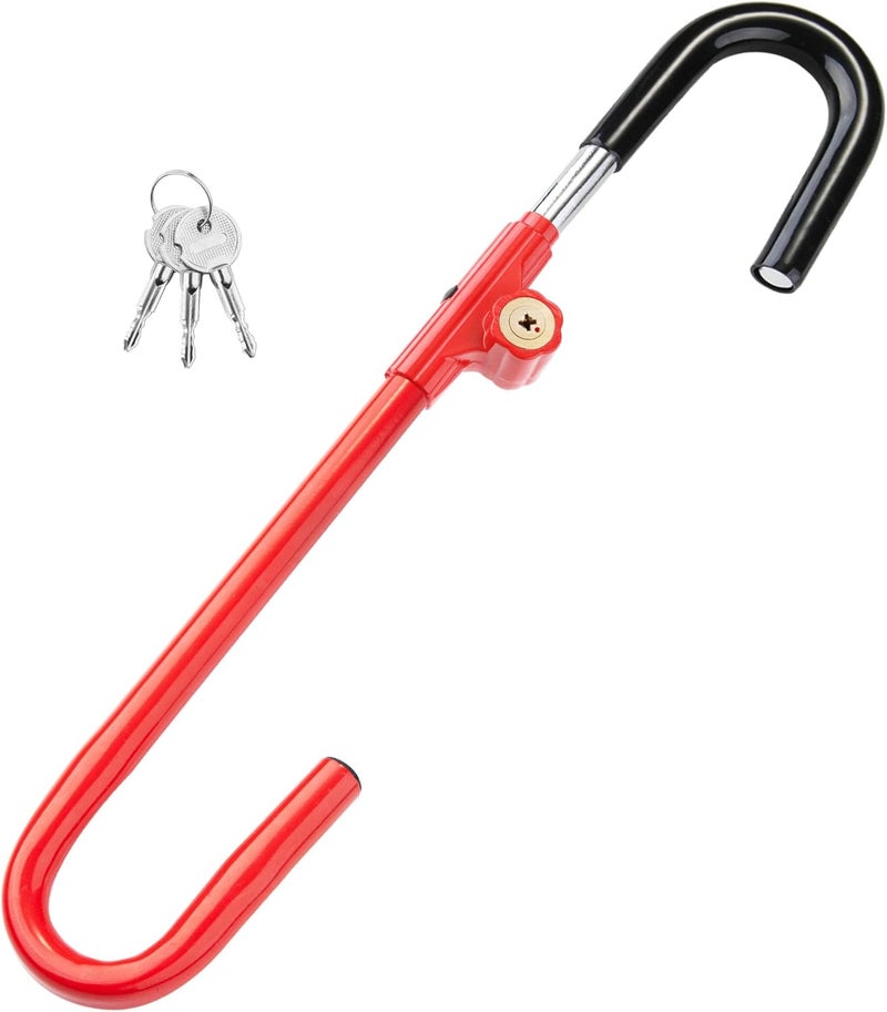Cartman Anti-Theft Steering Wheel Lock and Brake Pedal Adjustable Lock - Image 1