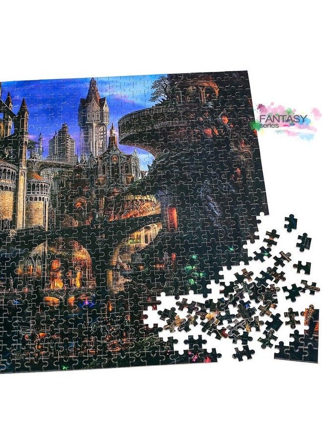 Ingooood Jigsaw Puzzle 1000 Pieces For Adult Fantasy Series City Of Green Plants_Ig 1146 Entertainment Wooden Puzzles Toys  - Image 5