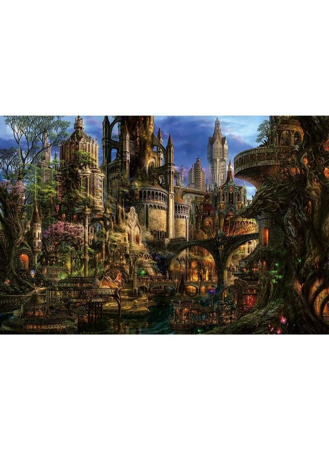 Ingooood Jigsaw Puzzle 1000 Pieces For Adult Fantasy Series City Of Green Plants_Ig 1146 Entertainment Wooden Puzzles Toys  - Image 2