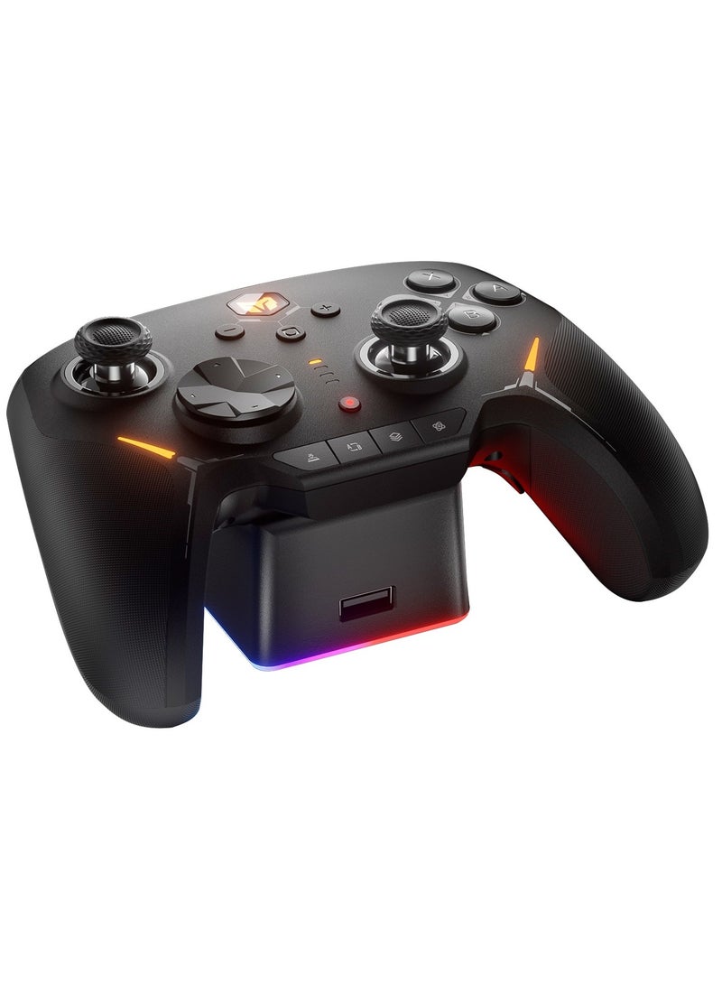 Professional Wireless Gamepad BIGBIGWON BLITZ C2 Pro Gaming Controller 0 Deadzone Joystick One-on Wake Up 1000mAh Battery 6-Axis Gyroscope NFC 2.4G Bluetooth Wired connected for Switch / PC /Android - Image 1