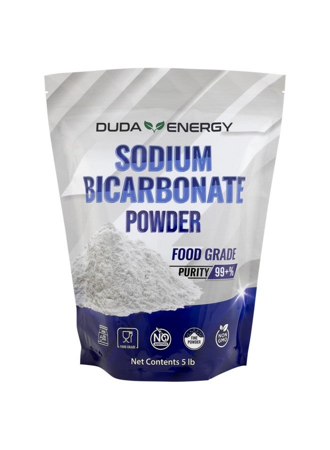 Duda Energy 5 lb Organic Sodium Bicarbonate Baking Soda Fine Powder Ormi Listed, Packaging May Vary 