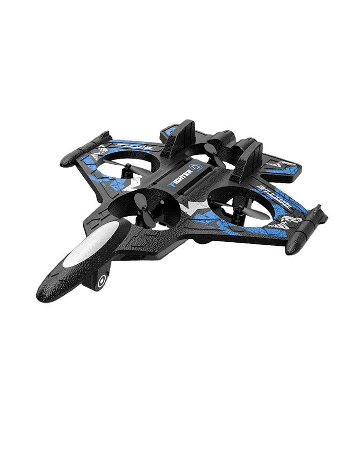 لعبة طائرة X92S Stunt Fighter RC، جاهزة للطيران، جهاز تحكم عن بعد 2.4 جيجاهرتز، زر إرجاع واحد، تعديل ثلاث سرعات، حركات بهلوانية دوارة 360 درجة، حماية من إسفنج EPP لمزيد من الأمان، هدية للأطفال والأولاد والبنات - Image 1