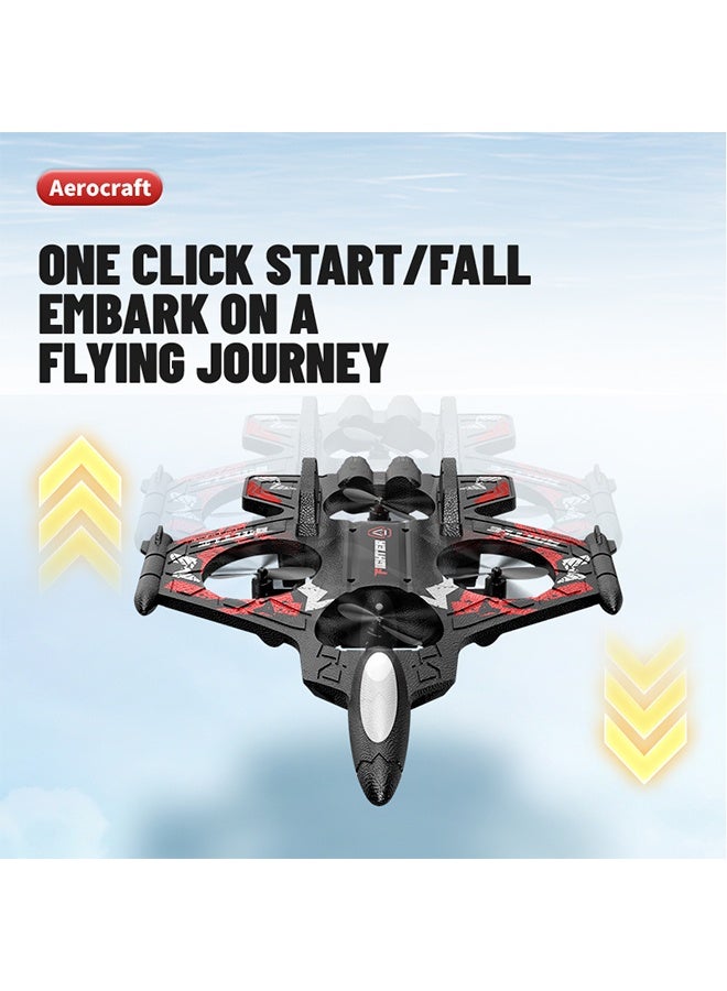 لعبة طائرة X92S Stunt Fighter RC، جاهزة للطيران، جهاز تحكم عن بعد 2.4 جيجاهرتز، زر إرجاع واحد، تعديل ثلاث سرعات، حركات بهلوانية دوارة 360 درجة، حماية من إسفنج EPP لمزيد من الأمان، هدية للأطفال والأولاد والبنات - Image 5