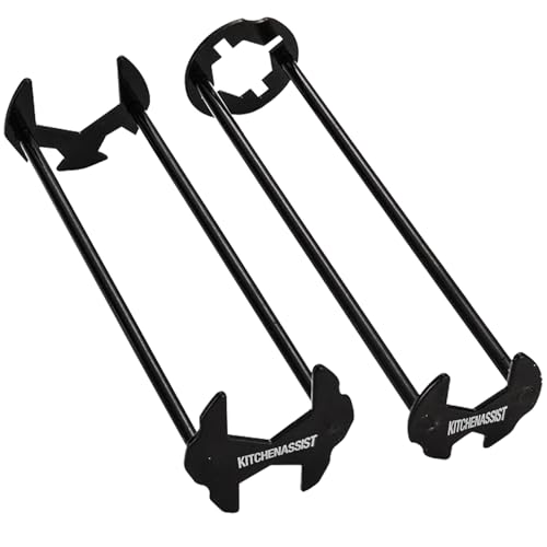 KITCHENASSIST 2pcs Basin Wrench Multifunctional Sink Wrench 7 Sizes Faucet Tool Four-jaw Hex Spanner Universal Plumbers Tool for Tight Spaces Kitchen Bathroom Home - Image 1