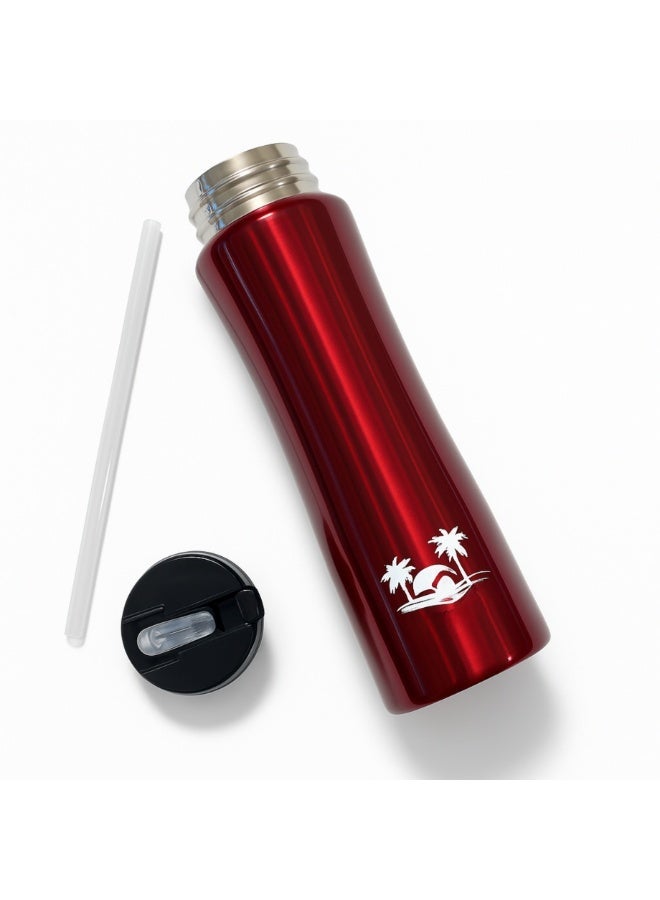 أو جي إس قارورة ماء رياضية ستانلس بتصميم عملي عزل حراري يحافظ على  البرودة 24 ساعة والحرارة 12 ساعة - Image 3