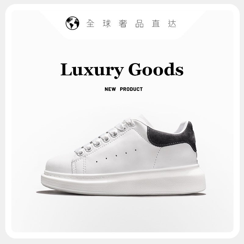 Putian Shoes Mcqueen White Shoes Thick-Soled Women's Shoes Black Thick-Soled All-Black Black Warrior Height-Increasing Sneakers for Men - Image 3