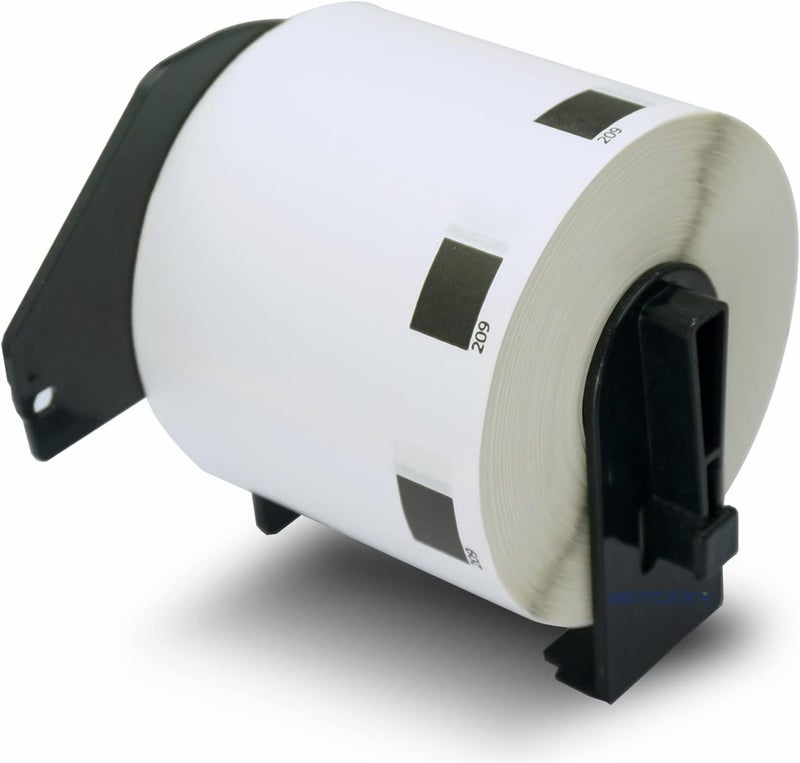 BETCKEY - Compatible with Brother DK-1209 (2-3/7" x 1-1/7", Removable) Small Address/Barcode Labels, Compatible for Brother Desktop Label Printers [1 Roll, 800 Labels, Removable] - Image 1