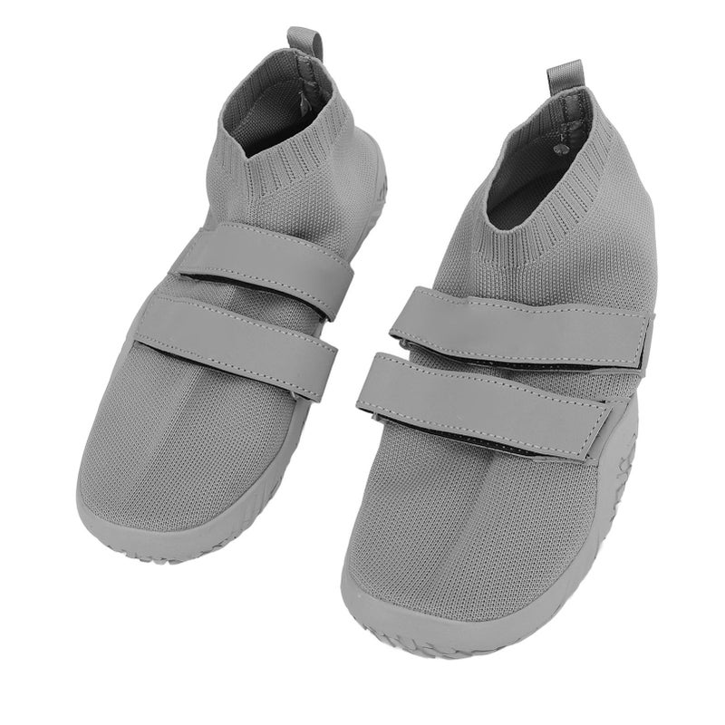 Barefoot Shoes Shock Absorption Nylon Rubber Weightlifting Shoes for Wrestling Squatting Training Grey 44 - Image 5