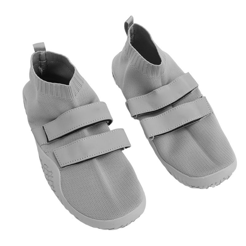 Barefoot Shoes Shock Absorption Nylon Rubber Weightlifting Shoes for Wrestling Squatting Training Grey 44 - Image 4