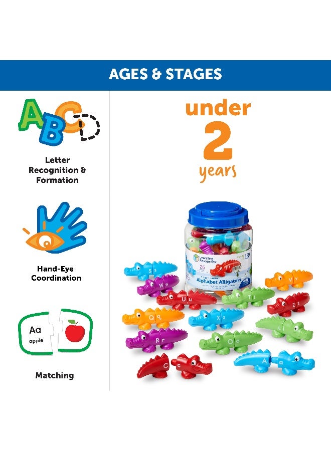 ليرننج ريسورسز موارد التعلم Snap-n-Learn لعبة مطابقة الحروف الأبجدية، الحروف الكبيرة والصغيرة، المهارات الحركية الدقيقة والتعرف على الحروف، للأعمار من سنتين فما فوق - Image 5