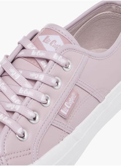 Lee Cooper Women's Logo Embossed Sneakers with Lace-Up Closure  - Image 4