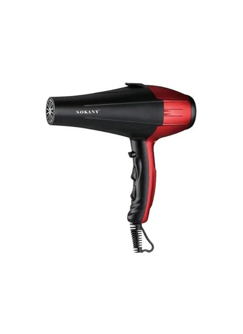 The Sokany 2000W Hair Dryer SK-14010, Black/Red is your best styling companion, delivering powerful performance to dry your hair efficiently and quickly. Its sleek design ensures comfortable handling, while adjustable heat and speed settings cater to your unique needs. Ideal for both professional salons and personal use, this hair dryer offers a combination of power and precision