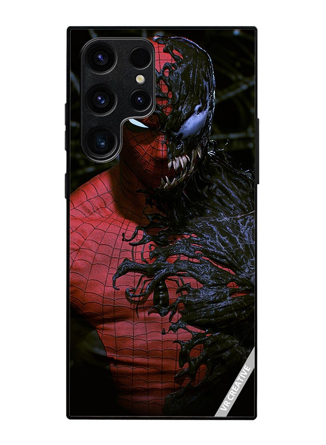 Protective Case Cover For Samsung Galaxy S25 Ultra Spiderman Design Multicolour