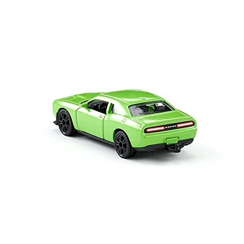 Siku 1408, Dodge Challenger SRT Hellcat, Metal/Plastic, Green, Opening Doors, Toy car for Children - Image 2