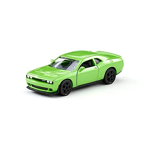 Siku 1408, Dodge Challenger SRT Hellcat, Metal/Plastic, Green, Opening Doors, Toy car for Children - Image 1