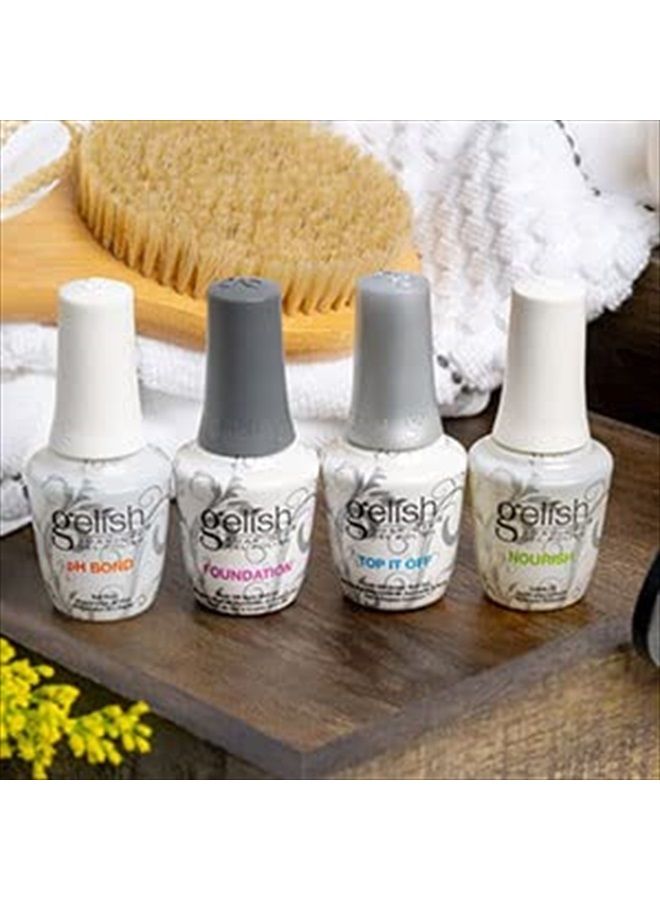 Gelish مجموعة أساسيات الأربعة الرائعة طلاء أظافر جل قابل للإزالة، 15 مل - Image 4
