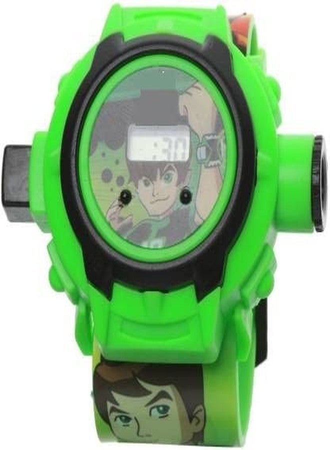 FLYmart Digital 24 Images BANE10, OMNIVERSE, OMNITRIXX Projector Watch for Kids, Cartoon Show for Kids | Birthday Return Gift, Trending Character Projector Wrist Toy- 1 Set Bane tenession- (Green) - Image 4