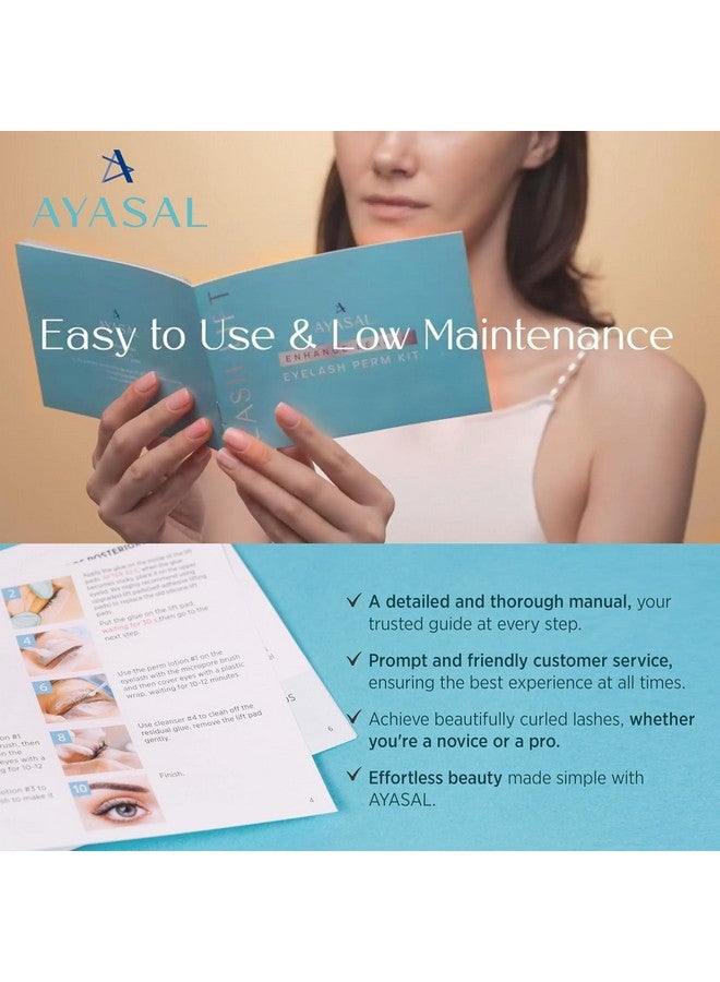 AYASAL Lash Lift Kit Eyelash Perm Kit, With Detailed Instruction Eyelash Lift Kit, Easy For Beginner And Professional Lash Perm Kit, Achieve Salon-Quality Lashes Lift With Safe And Effective Result - Image 3