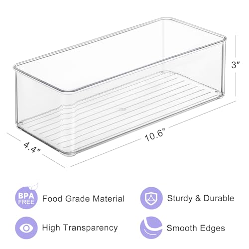 Hudgan 4 PCS Breastmilk Storage Container Set, Space-efficient for Breast Milk Storage in Fridge Freezer, Fits the Lansinoh and Medela bags - Image 3