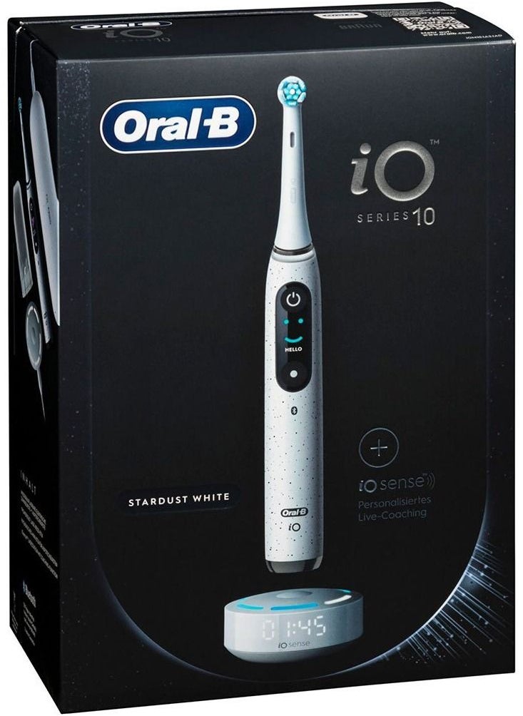 Oral-B - OralB iO Series 10 Stardust White Electric Toothbrush with Charging Travel Case - Image 1