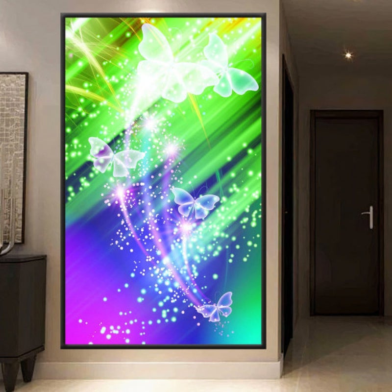 Marktna Modern design canvas painting with a hollow frame, size (60×90), one piece - Image 1