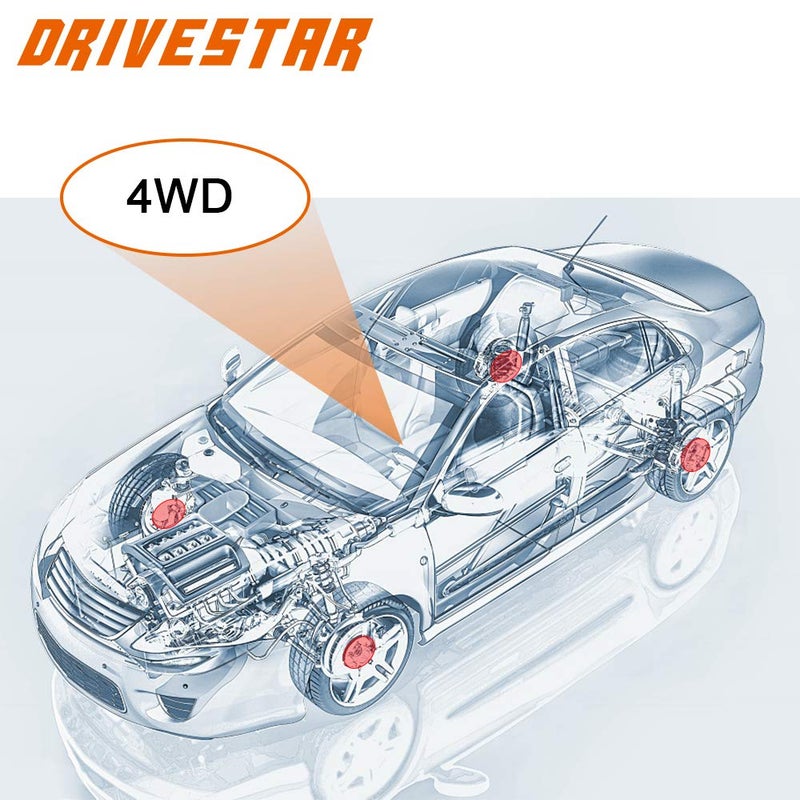 DRIVESTAR 515009 4WD Front Wheel Hub Bearing Assembly PassengerRight Side for Dodge Durango 1998 99 00 01 02 2003 19972004 for Dodge Dakota6 Lug 4Wheel ABS 4WD - Image 4