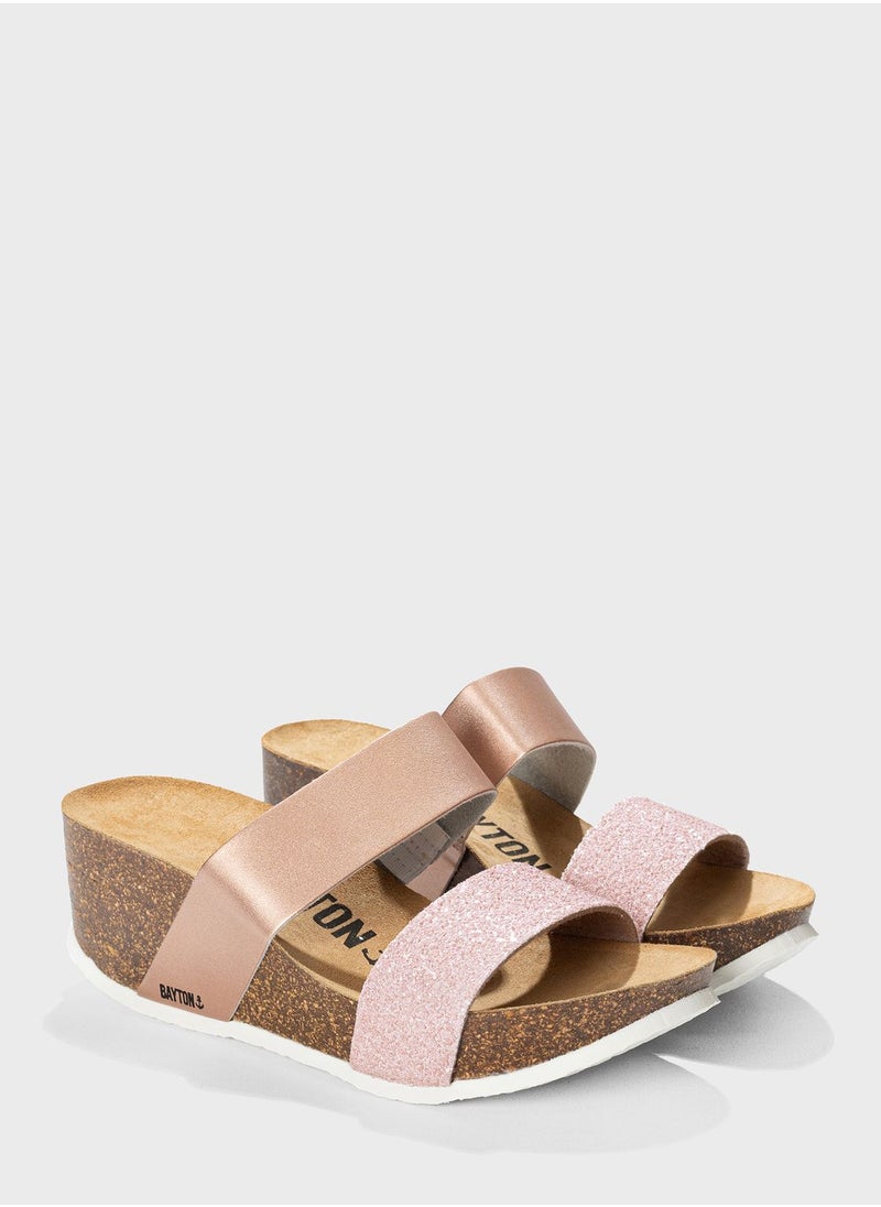 BAYTON - Philomene Mid Heel Wedges - Image 1