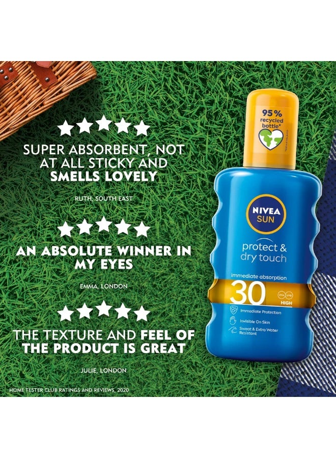 NIVEA Sun, Protect & Refresh Invisible Cooling Spray, SPF 30, 200ml - Image 3