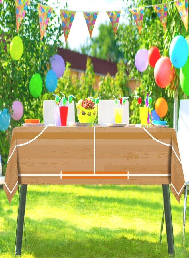 Hafangry Basketball Tablecloth March Let The Madness Begin Party Decoration Rectangle Kitchen Dining Room Decor-60×84 inch - Image 5