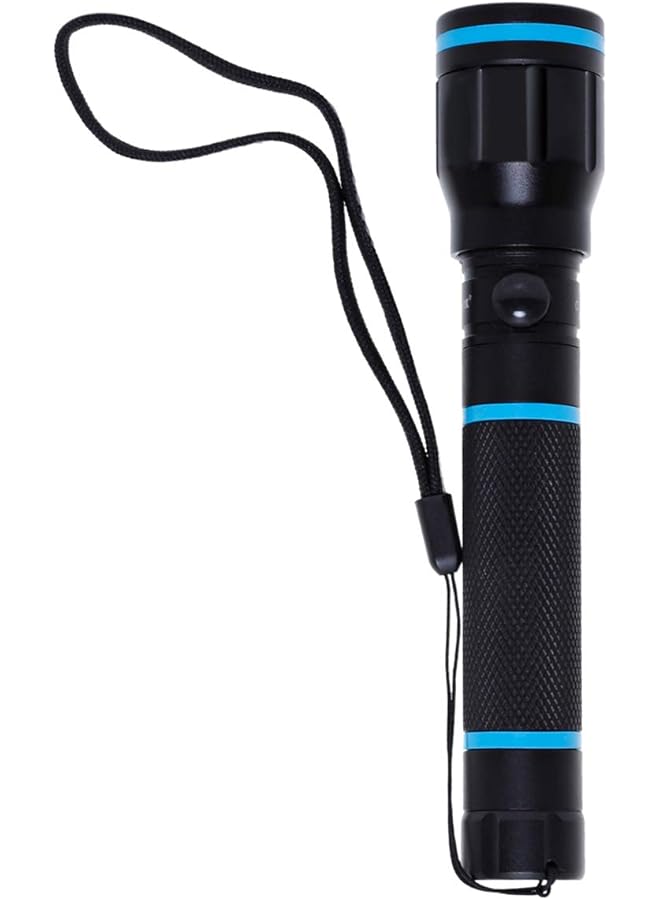 Olsenmark Rechargeable LED Water Proof Flashlight 152 MM 1000m distance - Image 2