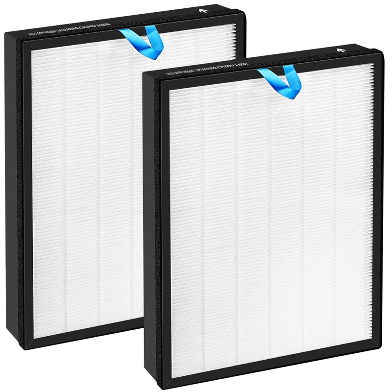 APPLIANCEMATES Vital 200S Replacement Filter for LEVOIT Vital 200S Air Purifier, 3-in-1 True HEPA and High Efficiency Activated Carbon Filter, Part# Vital 200S-RF,2 Pack,White - Image 1