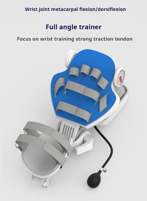 Wrist joint rehabilitation training device after fracture, stroke and hemiplegia, automatic palm turning up and down function exercise recovery device (universal for both left and right hands)