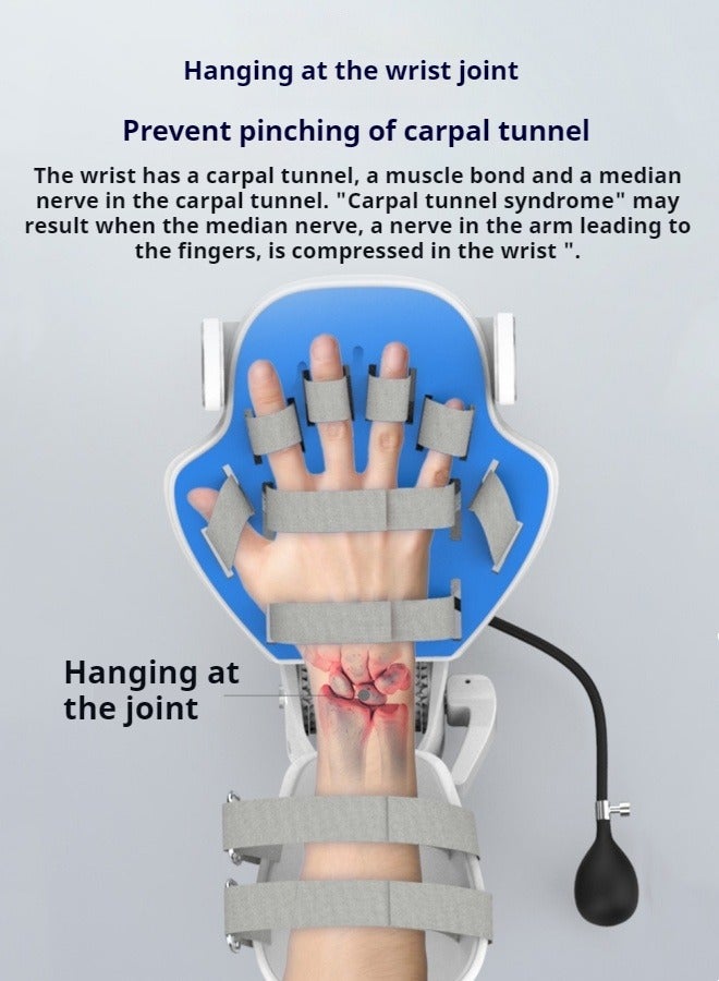 Wrist joint rehabilitation training device after fracture, stroke and hemiplegia, automatic palm turning up and down function exercise recovery device (universal for both left and right hands)