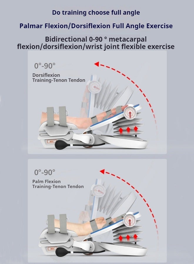Wrist joint rehabilitation training device after fracture, stroke and hemiplegia, automatic palm turning up and down function exercise recovery device (universal for both left and right hands)