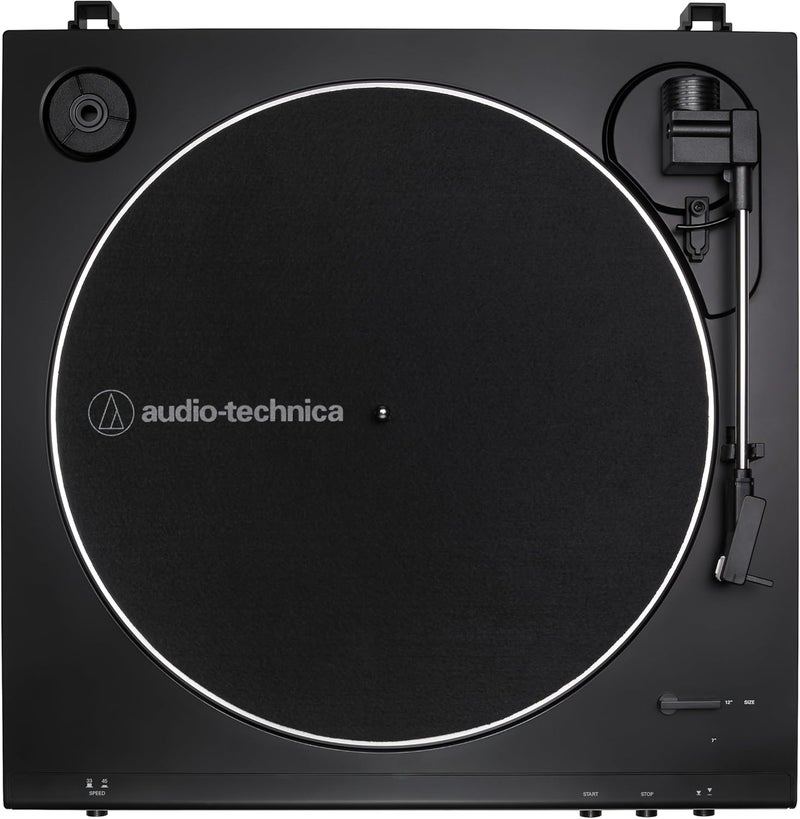 Audio-Technica AT-LP60X-BK Fully Automatic Belt-Drive Stereo Turntable, Black, Hi-Fi, 2 Speed, Dust Cover, Anti-Resonance, Die-Cast Aluminum Platter - Image 3