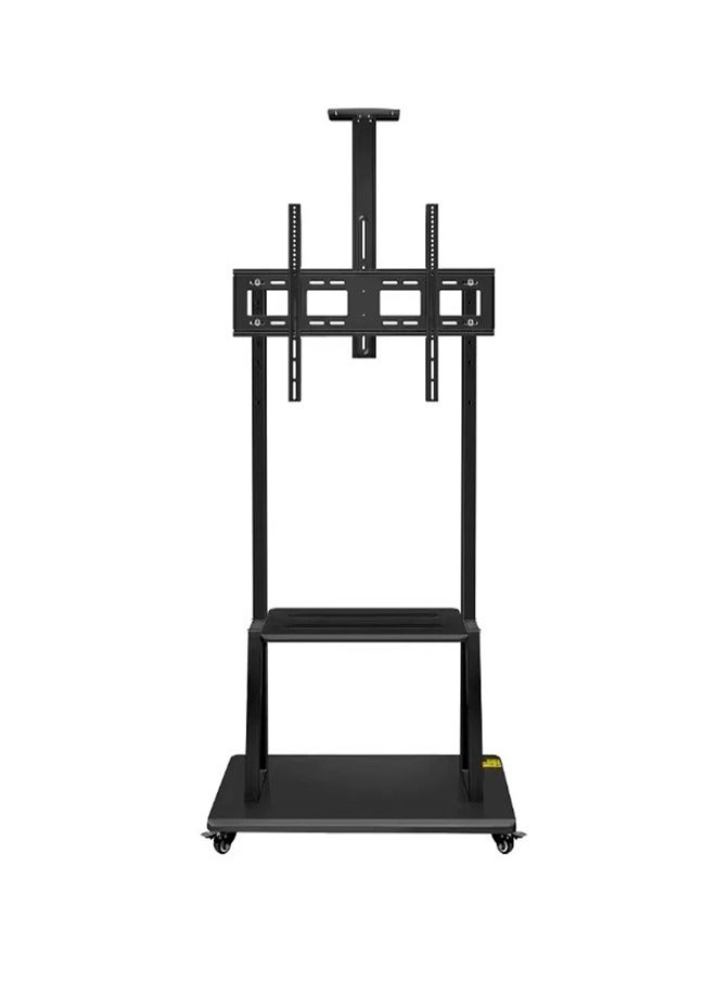 Skill Tech DG 110 BFS Mobile TV Cart for 42–120 Inch Screens, VESA 900x600mm, Max Load 80kg – Rolling TV Stand with Adjustable Height  Black  - Image 1