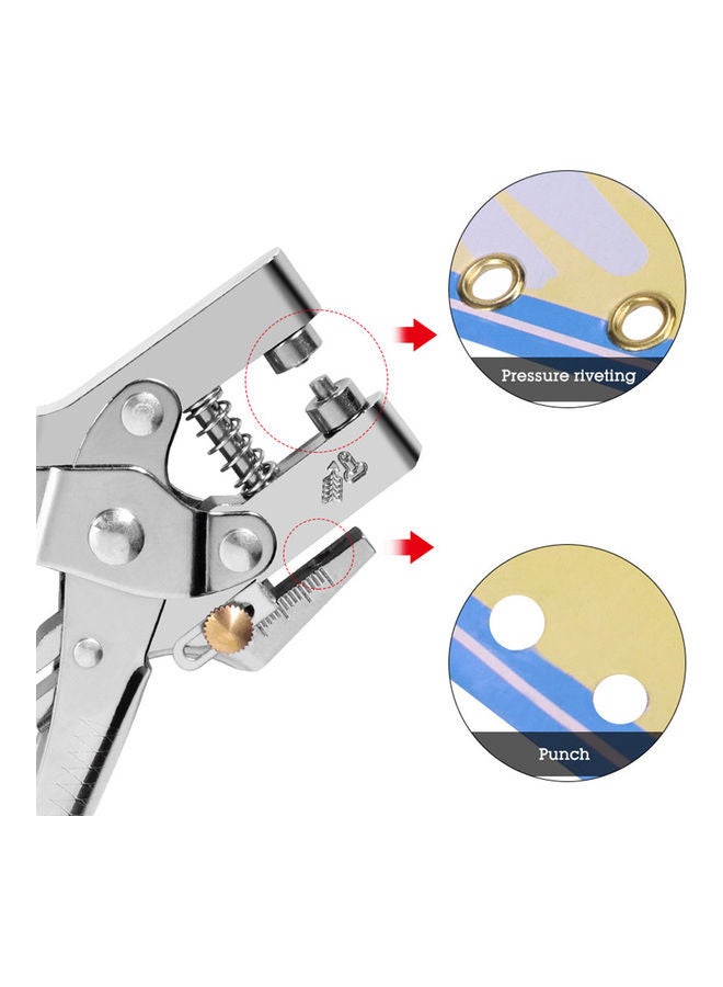 Multi-function Hole Puncher With Eyelets Silver 23.00X3.00X15.00cm  - Image 5