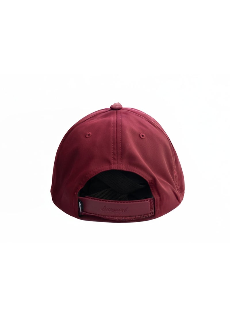 Generic Red Baseball Cap Stylish Embroidered Hat  - Image 4