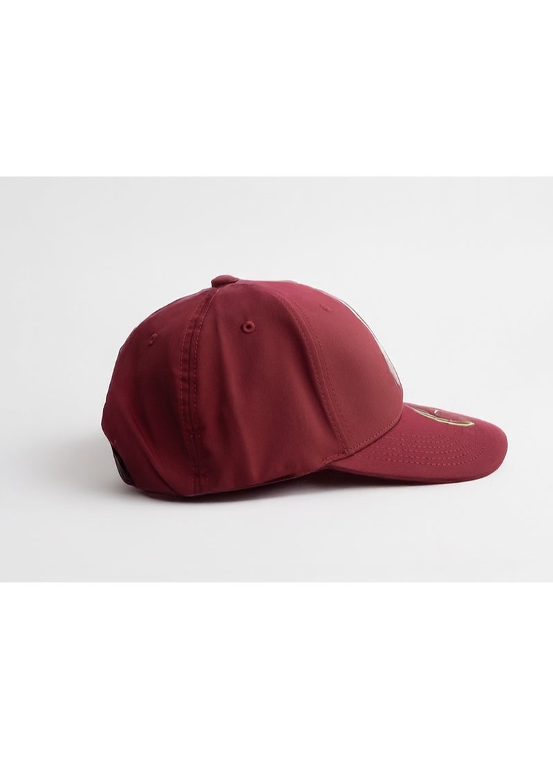 Generic Red Baseball Cap Stylish Embroidered Hat  - Image 3