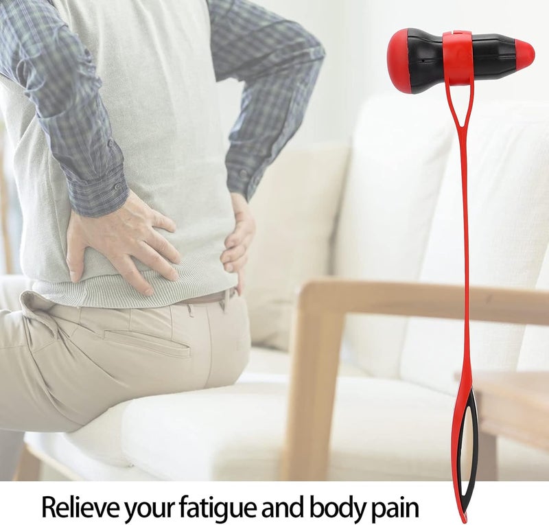 ZJchao Massager Hammer Manual Back Massagers Silicone Hammer Stick Elastic Full Body Massage Stick Body Stress Relieve Hammer Joints Muscles Stick Point Massag Tool Relaxing - Image 2