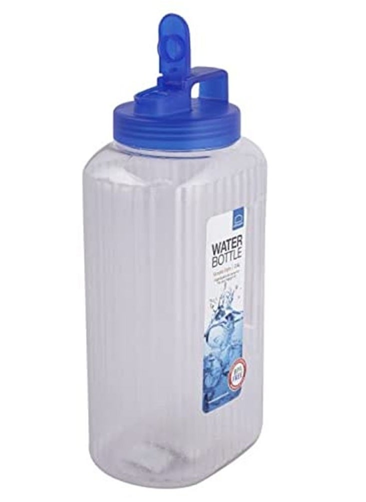 LOCK & LOCK LocknLock 2.6L Water Bottle - Slim Design with Fluted Handle for Easy Carry, Ideal for Indoor and Outdoor Use  - Image 2