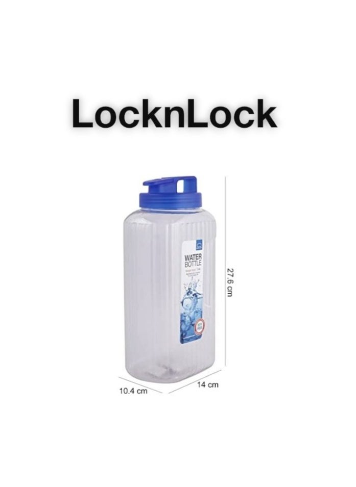 LOCK & LOCK - LocknLock 2.6L Water Bottle - Slim Design with Fluted Handle for Easy Carry, Ideal for Indoor and Outdoor Use - Image 1