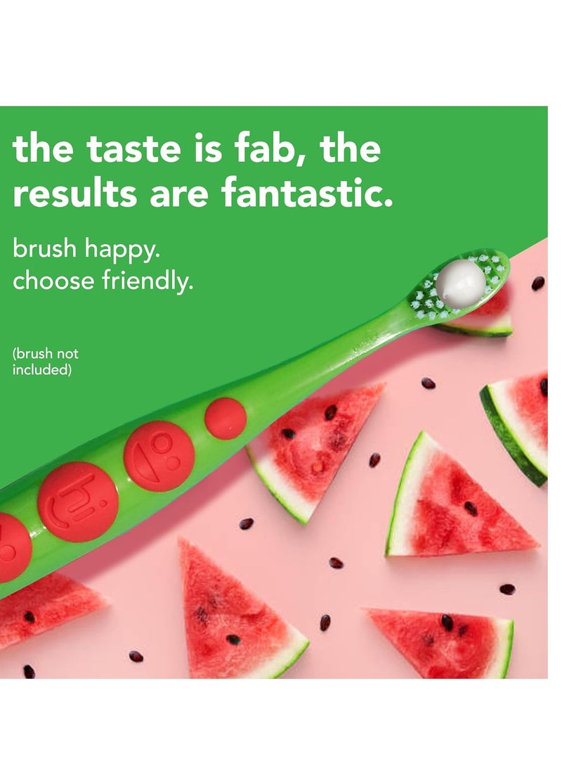 Hello hello Fresh Watermelon Fluoride Free Kids Toothpaste, 4.2 Oz Tube  - Image 4