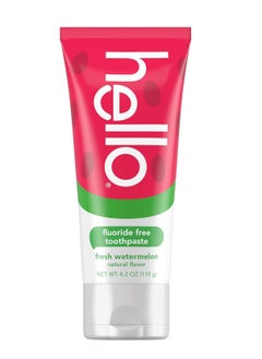 hello Fresh Watermelon Fluoride Free Kids Toothpaste, 4.2 Oz Tube - pzsku/Z1E91270D353164557C18Z/45/_/1715509855/9ea0073b-a2b4-41da-9381-17fbe06a0f38