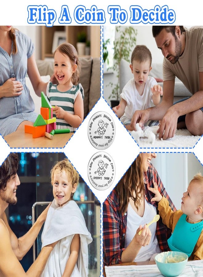 Azefnuhk Funny Decision Coin For New Parents, Double Sided Pregnancy Gift, Novelty Decision Coin, for First Time Mom Dad, Baby Shower, Festival, Present for Couples, Expecting Mother - Image 4