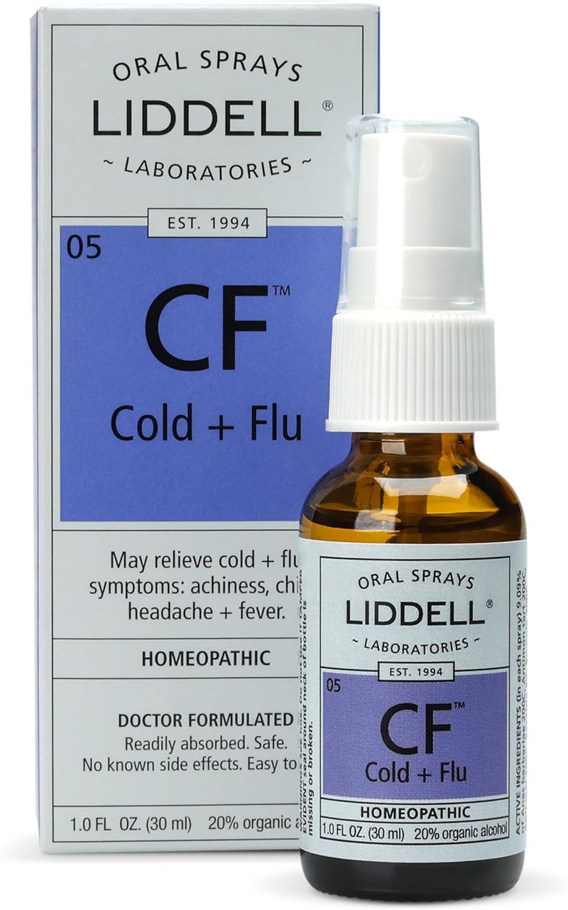 Liddell Homeopathic Cold and Flu Spray, 1 Ounce