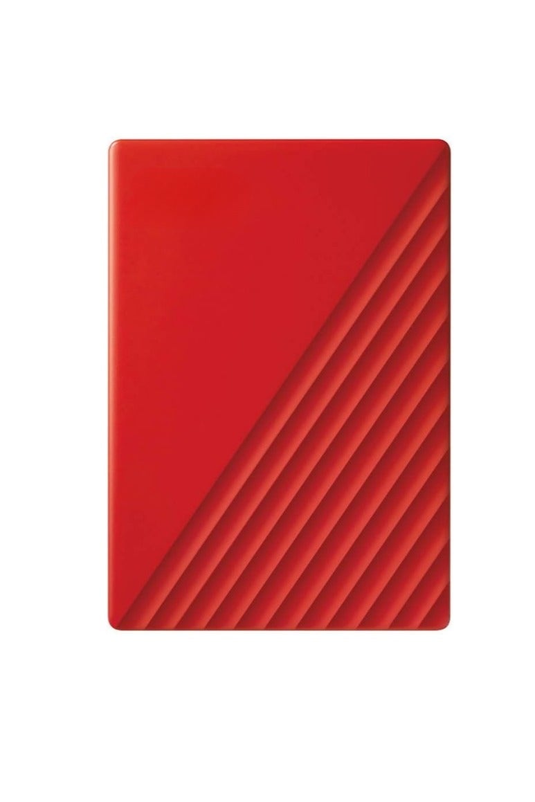 External Hard Drive, Mobile Hard Drive With Password Protection, Slim Durable Design External Storage Unit, Compact And Lightweight Memory Drive, (1pc, Red, 1TB) - Image 1