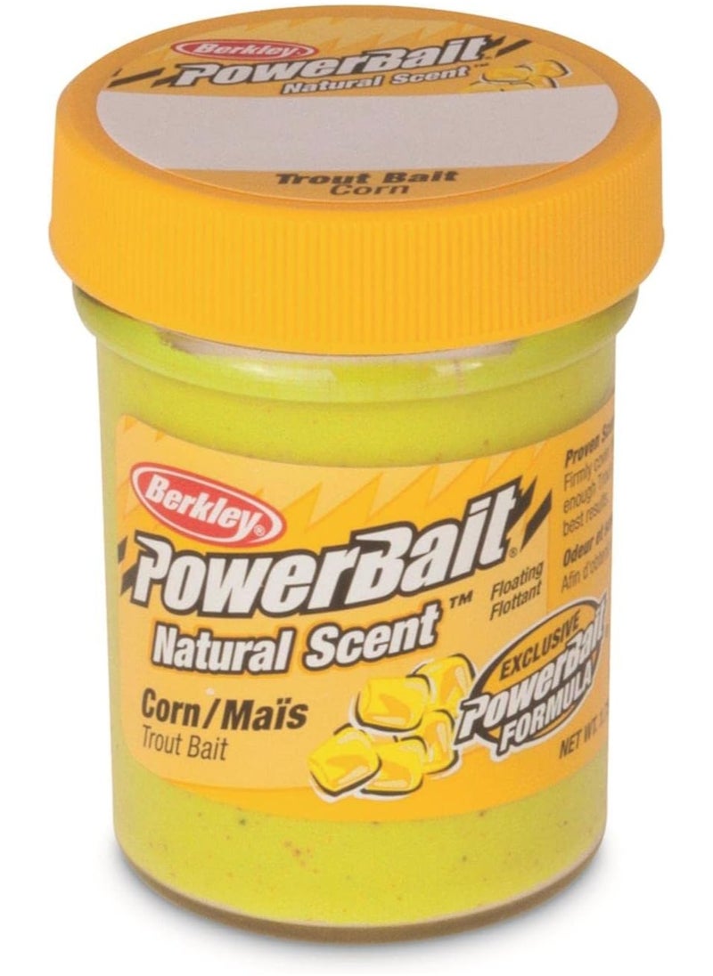 Berkley Berkley PowerBait Natural Scent Trout Fishing Dough Bait Corn Scent  - Image 1