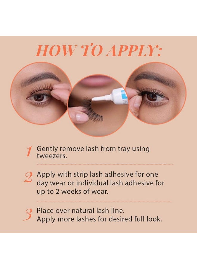 أرديل رموش صناعية، رموش عارية 420 مع شريط إنفيزيباند، 4 أزواج - Image 3